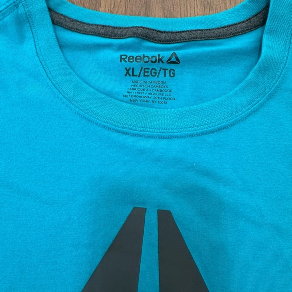 Reebok Blue Short Sleeve Tee - Picture 6 of 10